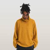RELABEL 23AW Versatile High Neck Pullover Knit Thin Casual Sweater