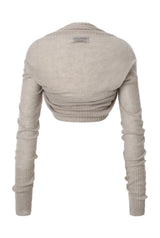 Angel shawl bolero - beige gray 