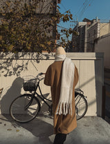 Kuma high neck maxi coat
