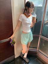 モダルUネックTシャツ (4C)