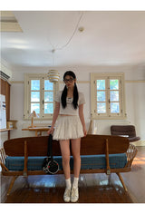 white cancan lovely skirt