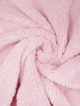 Women's Fake Fur Hooded Zip-Up Pink (FCE4ZP552W)