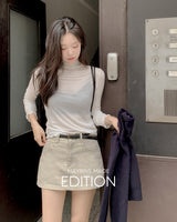 MADE. Ronn wave turtleneck T-shirt