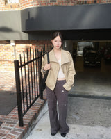 Cotton pocket cargo pants
