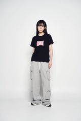 25SS ベリーバニーキャンディウーマンショートスリーブTシャツ ブラック