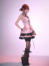 EvilTooth ct06-4 Series Graffiti Band Performance Outfit Subculture Hot Girl Sweet and Cool