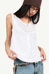 Puff layered sleeveless