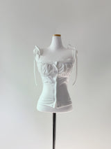 アーゼン ストラップ レーストップ (white)