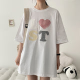 ロストパッチ チェッカーストライプ ショートスリーブ Tシャツ (3 colors) H&L