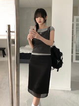 レナシャーリングパフTシャツ(4 colors)