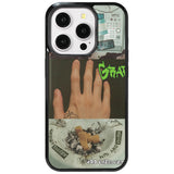 Y2K ヴィンテージ アーカイブ グラフィック エポキシ バンパー iPhone ケース