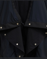 Draped Field Parka / Black