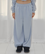 FROSS GLOSSY TRACK PANTS (SKY BLUE) F26QD162