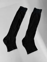 See-through long leg warmers