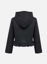 Chloe Check-Lined Hood Jacket