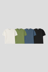 Mock Neck Waffle Knit Tee