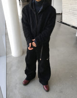 No.1541 boucle fur hood JK