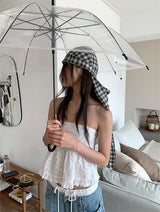 CHECK HAIR SCARF (2C)