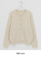 Batty Wool Knit Round Cardigan