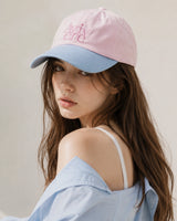 Avivere lettering cap Light pink periwinkle