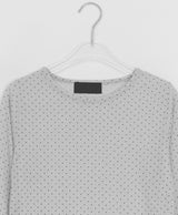 Ripe See-through Dot Three Quarter See-through Layered Tee