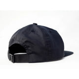 CROOZ ITALICS NYLON | 6-PANEL HAT | BLACK