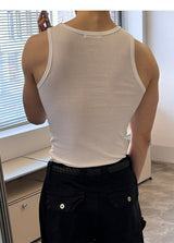 [MUSCLE FIT] Daily basic sleeveless(4color)
