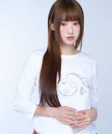 Drift flow 3/4 sleeve tee - WHITE