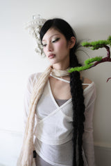 Chiffon frill sleeveless (2color)