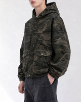 (UNISEX) Over Cotton Hooded Jacket