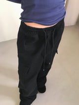 [MADE] Tonizen Pocket Cotton Banding Long Wide Cargo pants