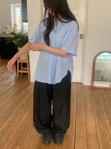 [unisex] ケントーワンタックバルーンワイドスラックス