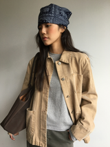 Trucker Washed Jacket (2color)