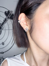 SMALL HEART TARGET EARRING
