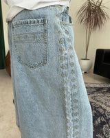 Mark Ethnic Bermuda Denim Pants