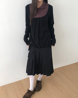 ベアヴィンテージチェックカラーTシャツ