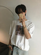 [A-T0095] ベアガール半袖Tシャツ (2色)