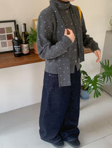 Malbec Raw Denim Wide Brushed Pants