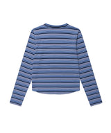 GRANOLA STRIPED LS TEE BLUE(CV2GFFT555A)