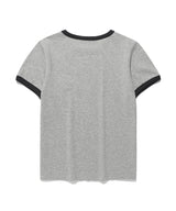Kims Bam Line Ringer Tee Grey (KIB6MFT508A)