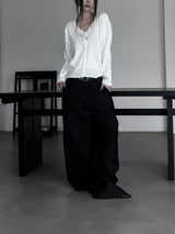 minimal basic knit cardigan (2color)