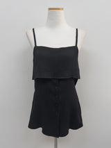 Attention Pleated Layered Bustier