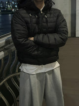 Tech multi-pocket hooded lightweight padding