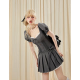 [GirlyFancyClub] Miu-style outfit lace college-style dress