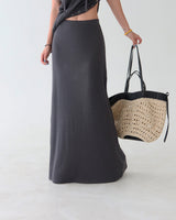 Scarf Set Eyelet Sleeveless & Skirt Two-Piece Set