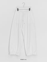 [unisex] Sawa Summer Modal Wide Banding Jogger Pants