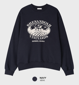 No-Mace Shannon Print Semi Overfit Sweatshirt