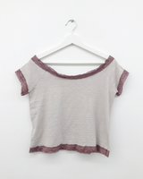 Las Lace Off-shoulder T-shirt (3color)