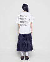 26SS WOMAN チェックシャーリングロングスカート