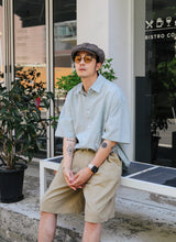WIT LOOSE HALF SHIRT